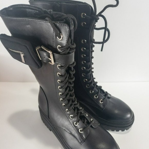 Wild Pair Shannon Zip Pocket Booties Black - Picture 6 of 6